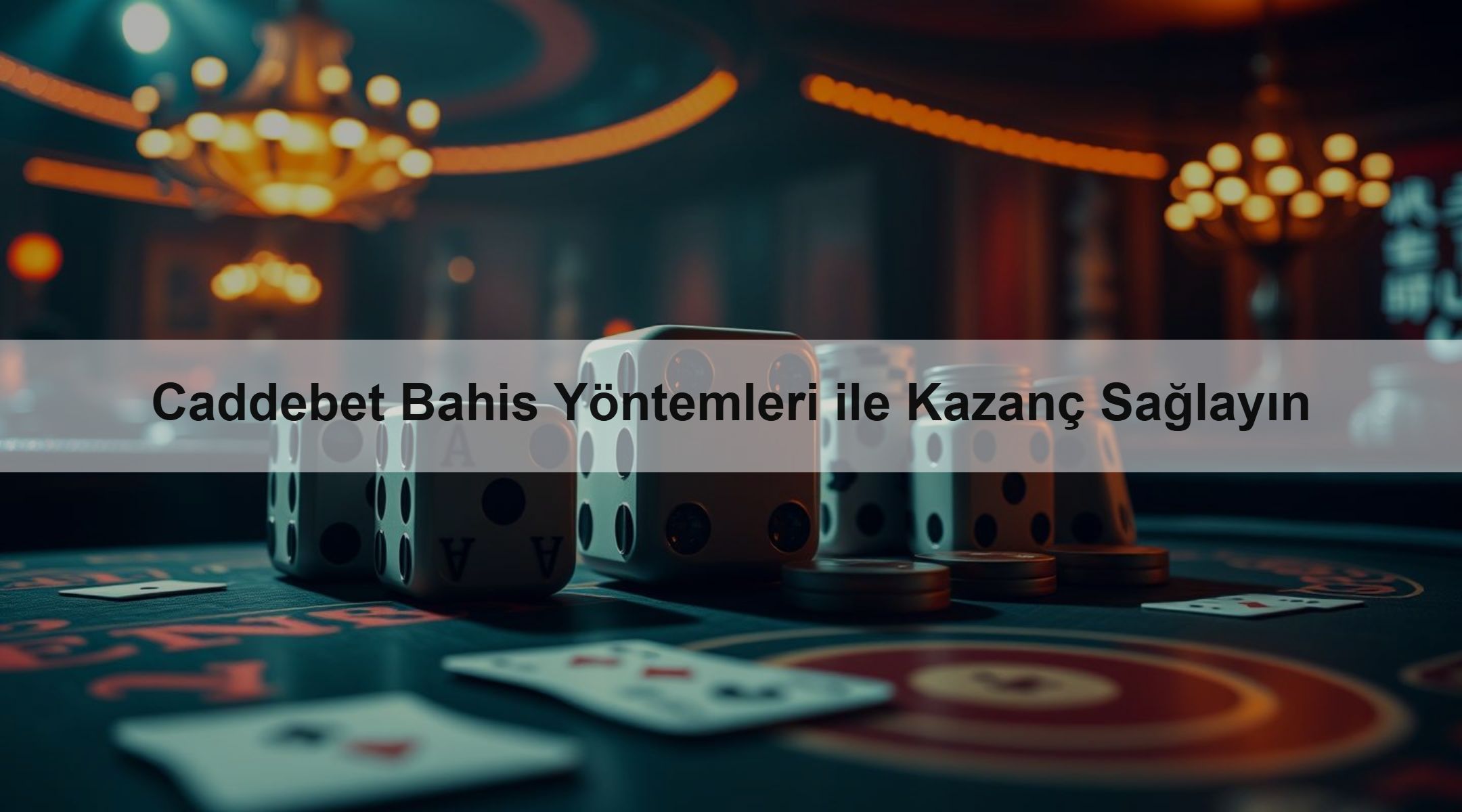 Caddebet Bahis Yöntemleri ile Kazanç Sağlayın