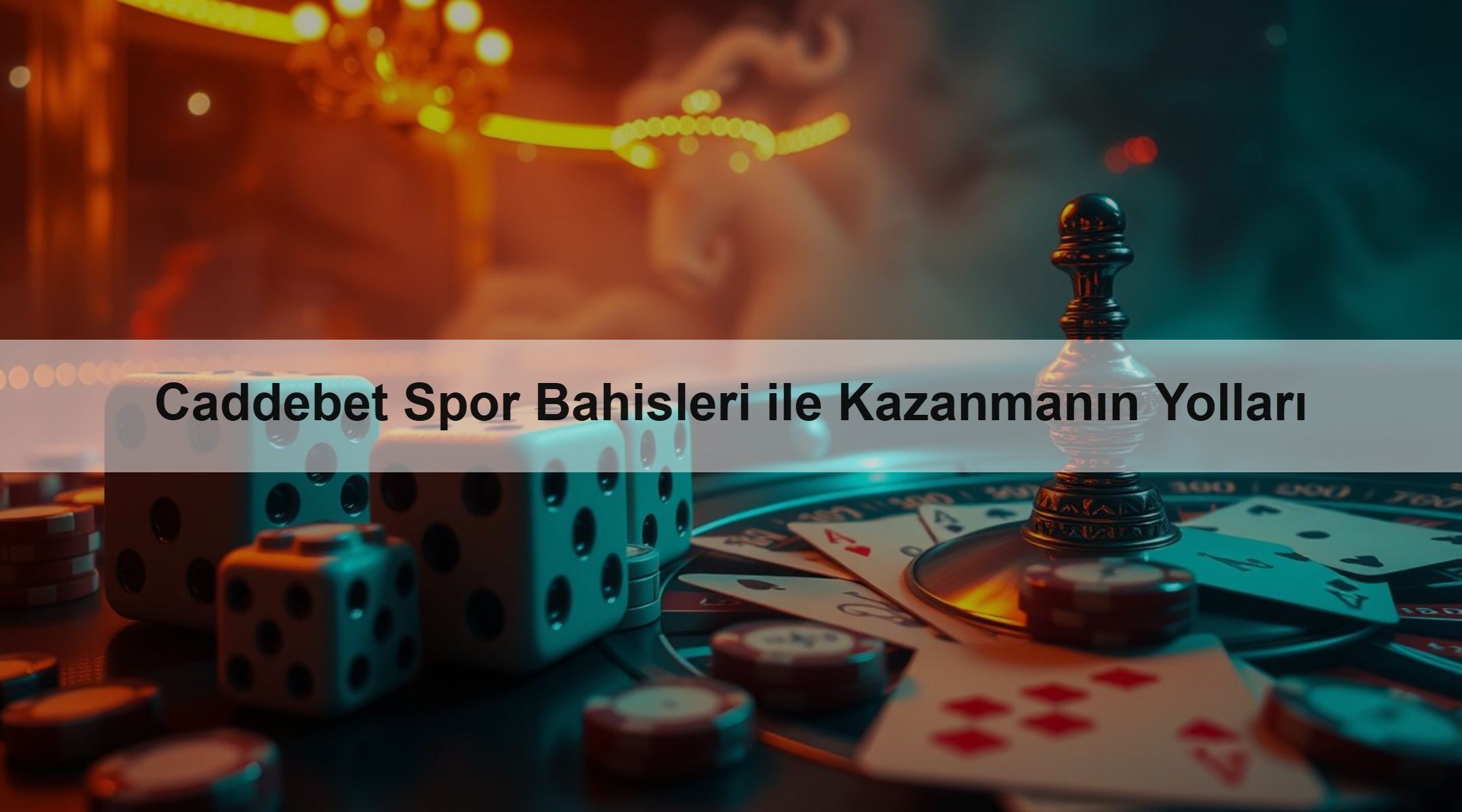 Caddebet Spor Bahisleri ile Kazanmanın Yolları 1 Caddebet Spor Bahisleri ile Kazanmanın Yolları